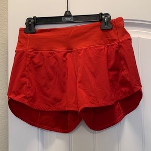 Lululemon speed up short rarely worn!